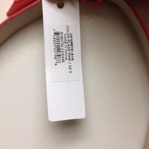 BCBGENERATION WAIST BELT BOW BUCKLE SKINNY NEON - Picture 6 of 6